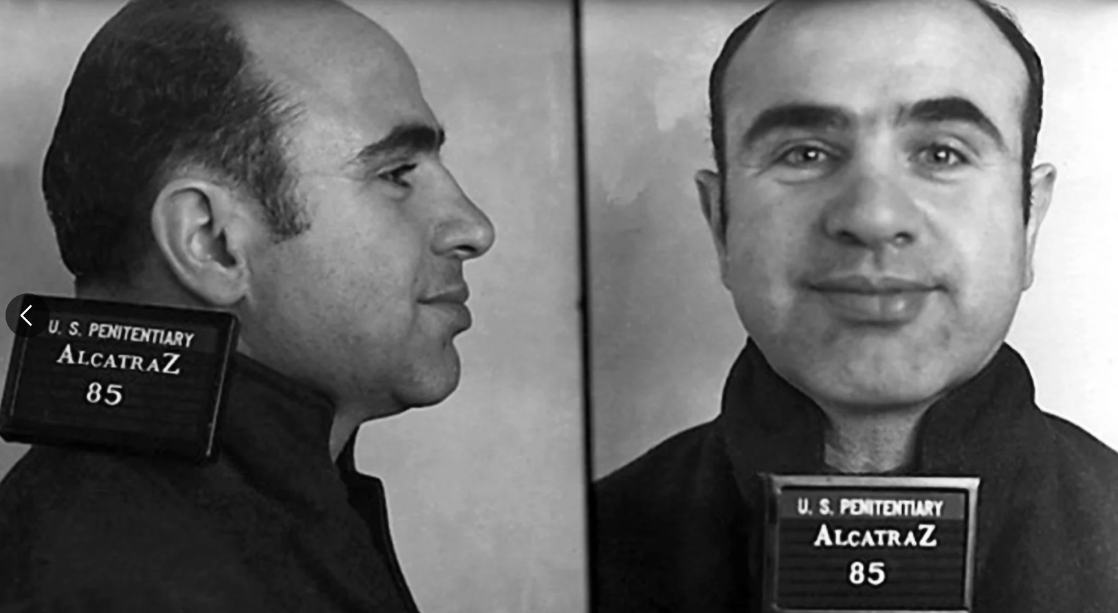 al capone mugshot alcatraz - U.S. Penitentiary Alcatraz 85 U.S. Penitentiary Alcatraz 85